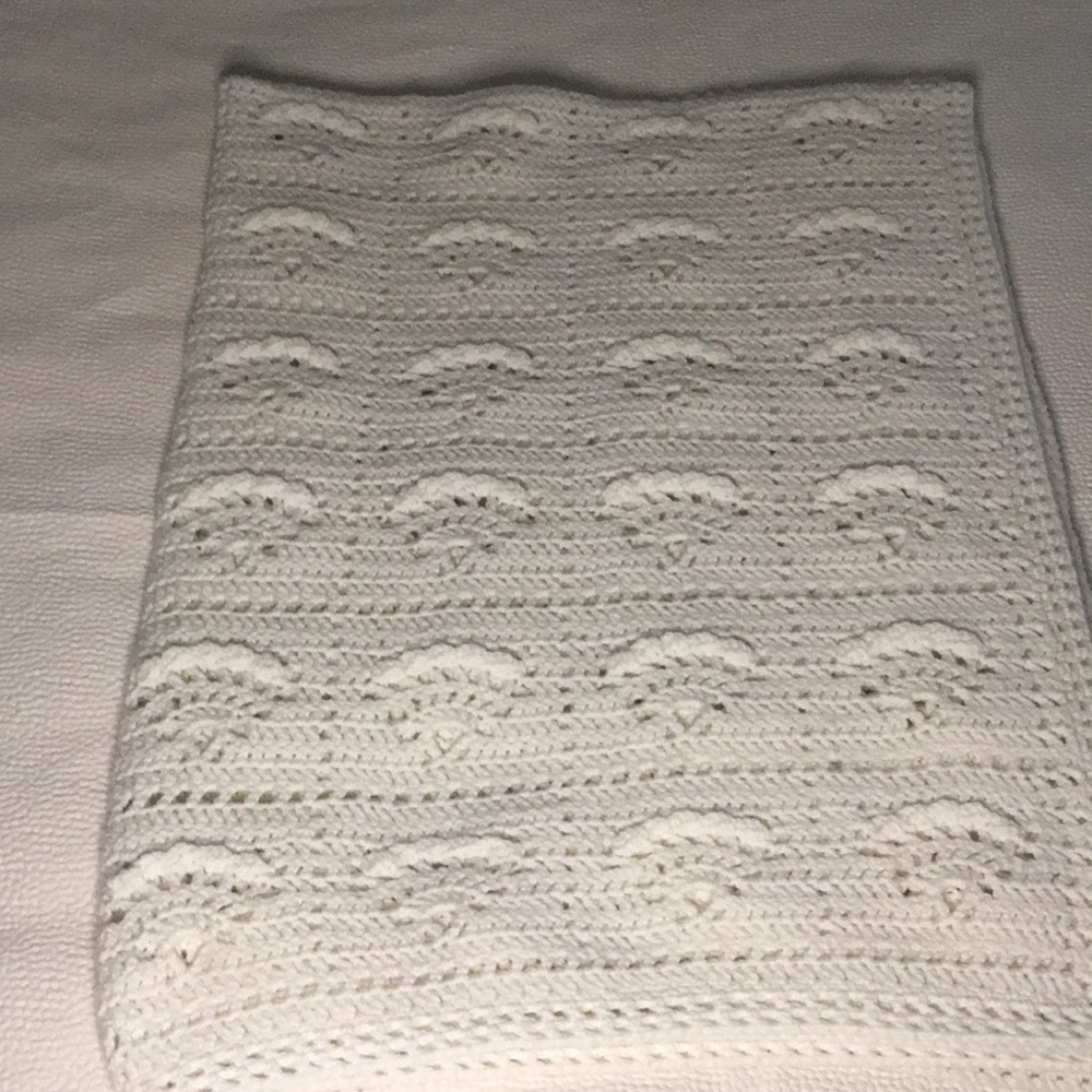 HAND MADE CROCHETED SOFA BLANKET